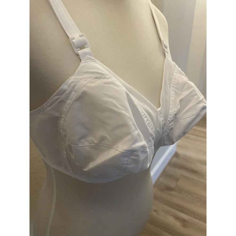 Retro Vtg NOS‎ White Exquisite Form Pointy Bullet Bra 36 B Pinup Girl  NIP New